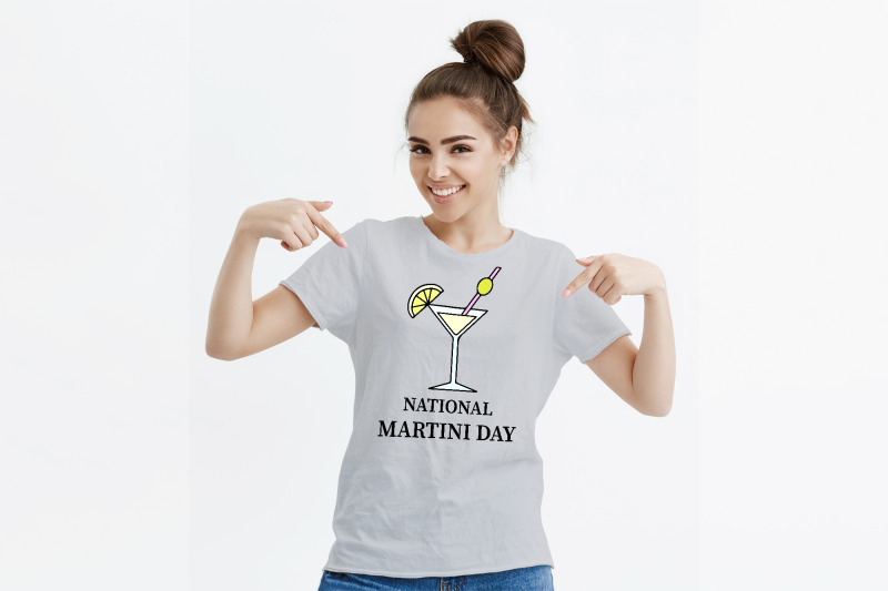 national-martini-day-svg-martini-glass