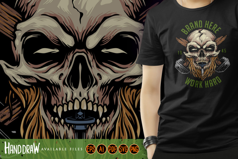 hard-work-skull-mascot-logo-mascot-illustrations