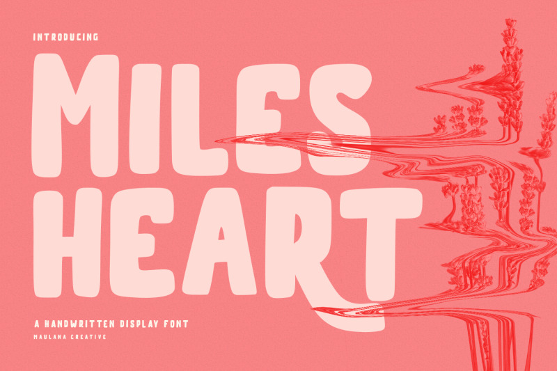 milesheart-decorative-display-font