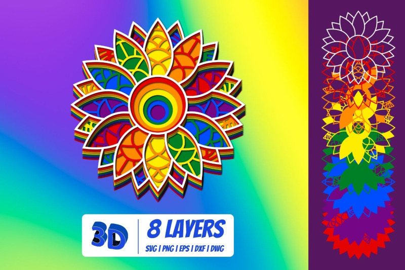 3d-gay-flower-svg