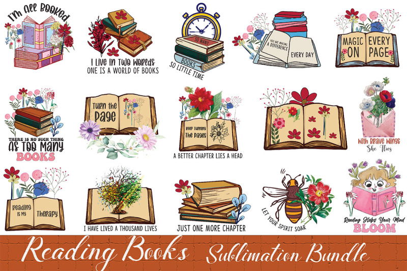 reading-books-sublimation-bundle