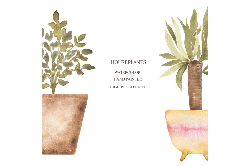 watercolor-houseplants-clipart-set