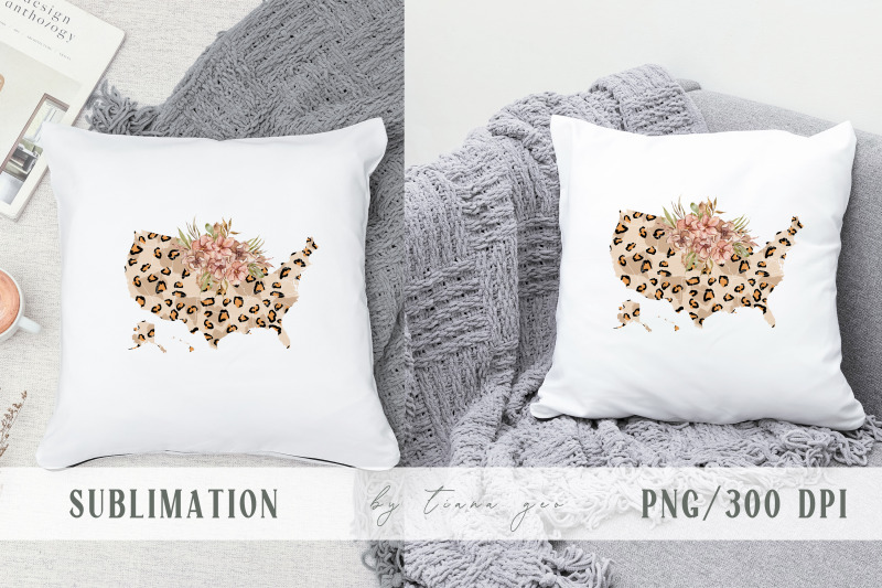 floral-usa-map-clipart-png-file-for-sublimation