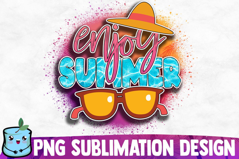 enjoy-summer-sublimation-design