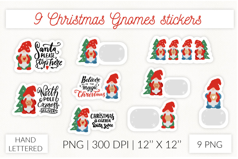 christmas-gnomes-stickers-christmas-gnomes-tags-sticker-pack