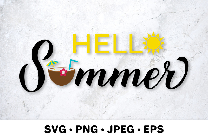 hello-summer-svg-coconut-cocktail-tropical-design