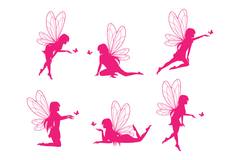 cute-fairy-and-butterfly-silhouette