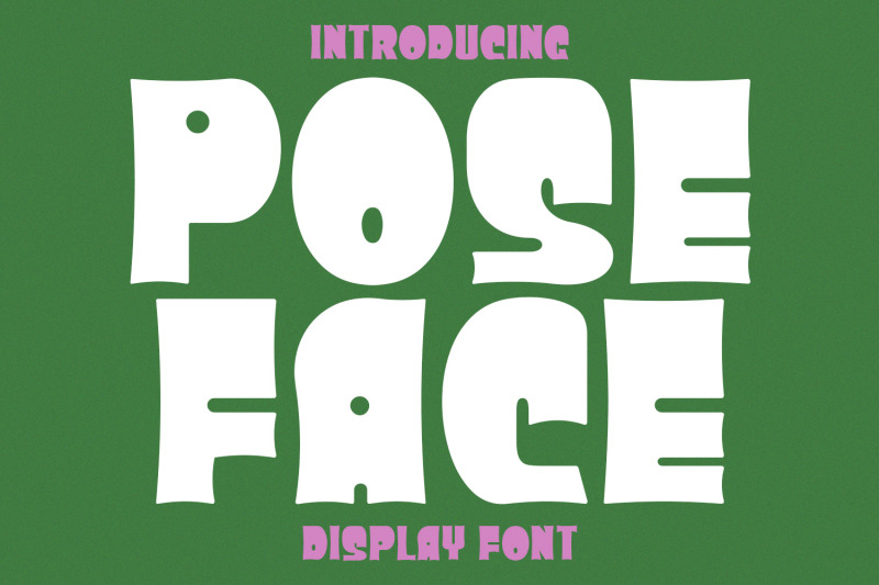 poseface-display-font