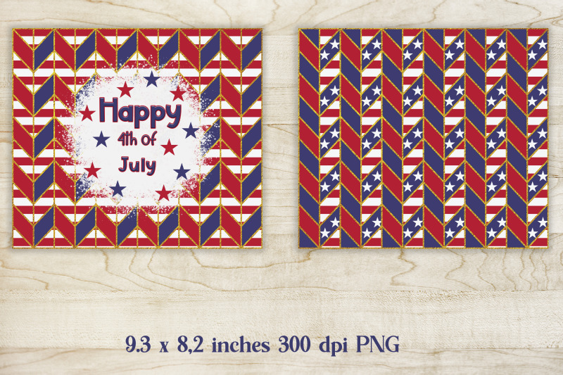 patriotic-tumbler-design-tangram-tumbler