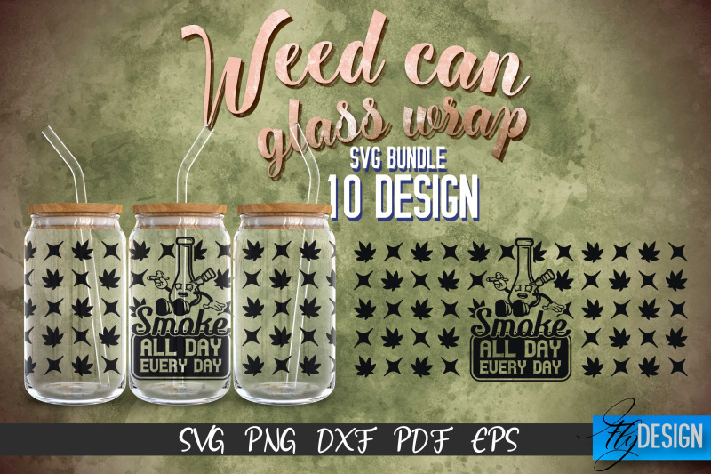 weed-glass-can-wrap-svg-beer-can-glass-wrap