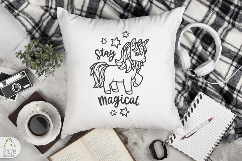 stay-magical-svg-cute-unicorn-t-shirt-design-svg-file-for-cricut