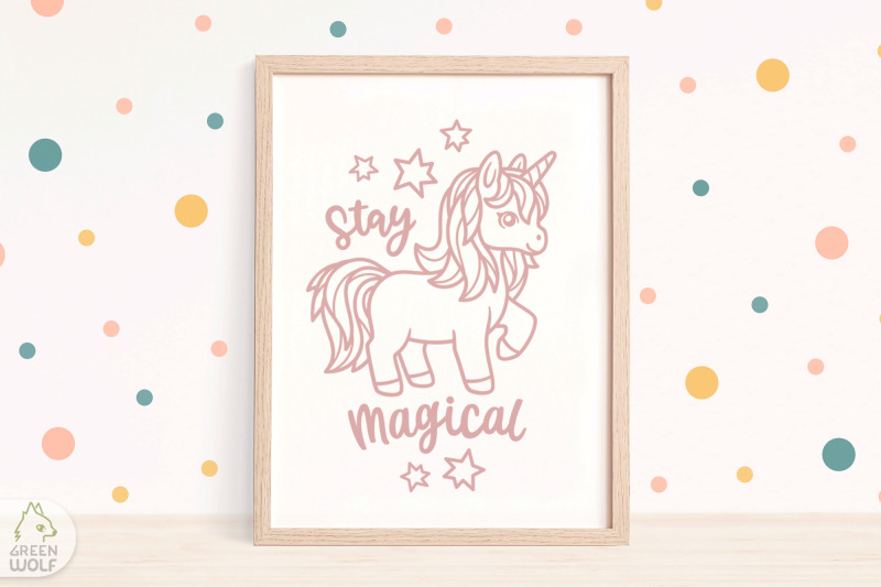 stay-magical-svg-cute-unicorn-t-shirt-design-svg-file-for-cricut