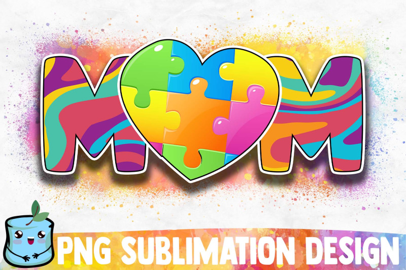 autism-mom-sublimation-design