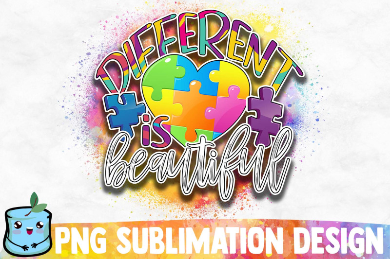 different-is-beautiful-sublimation-design