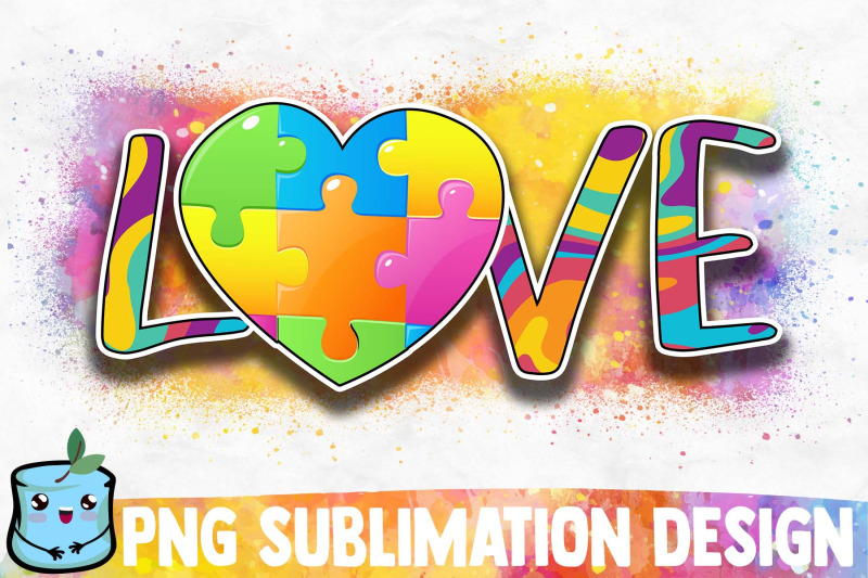 autism-love-sublimation-design