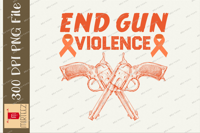 end-gun-violence-ribbon-enough-png