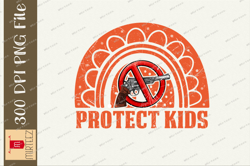 protect-kids-rainbow-no-gun-violence-png