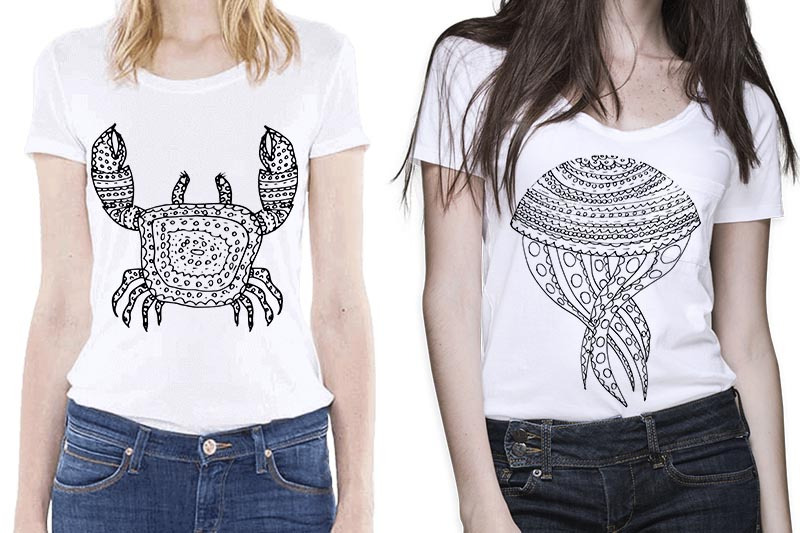 sea-animals-t-shirt-design-doodles-svg-underwater-set