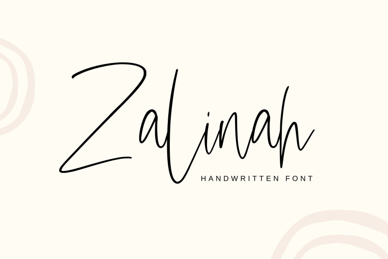 zalinah-handwritten-font