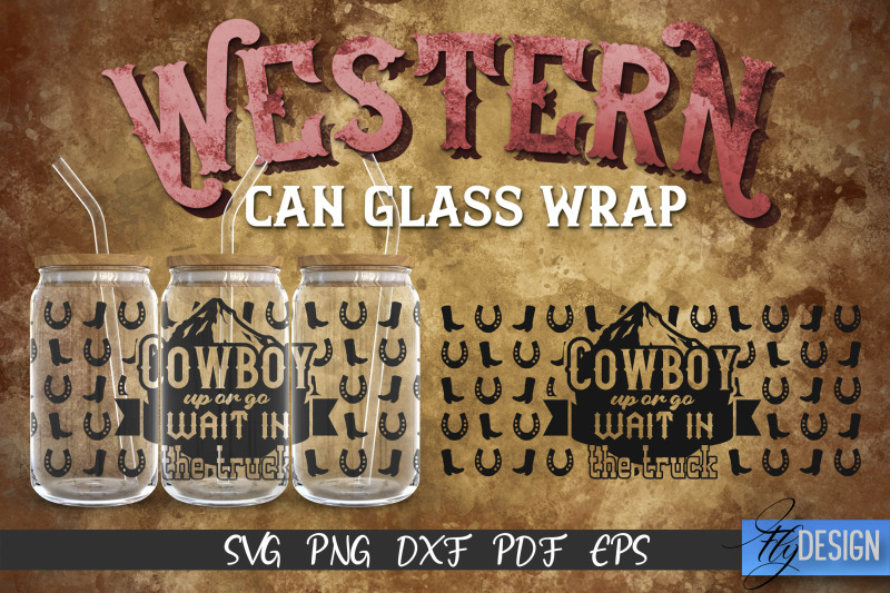 western-glass-can-wrap-svg-16-oz-libbey-glass-can-wrap-svg-cowboy