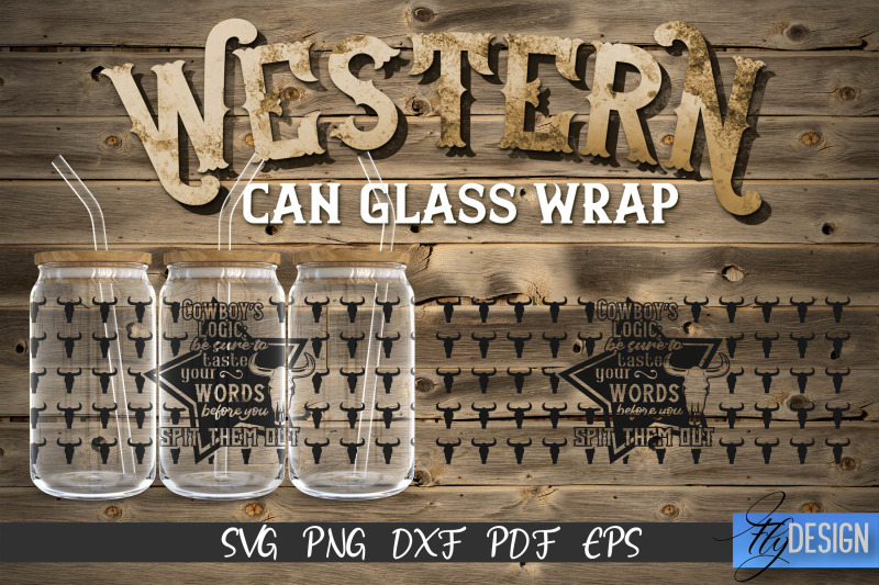 western-glass-can-wrap-svg-16-oz-libbey-glass-can-wrap-svg-cowboy