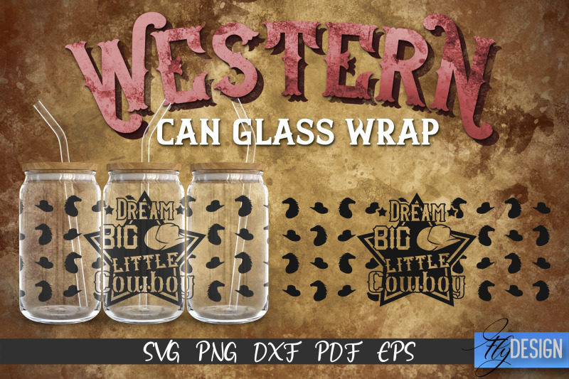 western-glass-can-wrap-svg-16-oz-libbey-glass-can-wrap-svg-cowboy