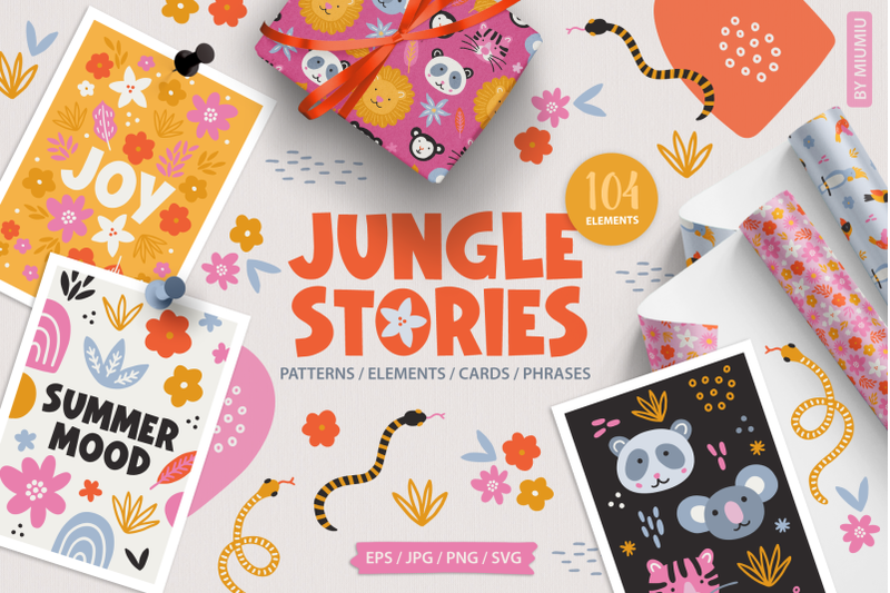 jungle-stories-kit-104-elements