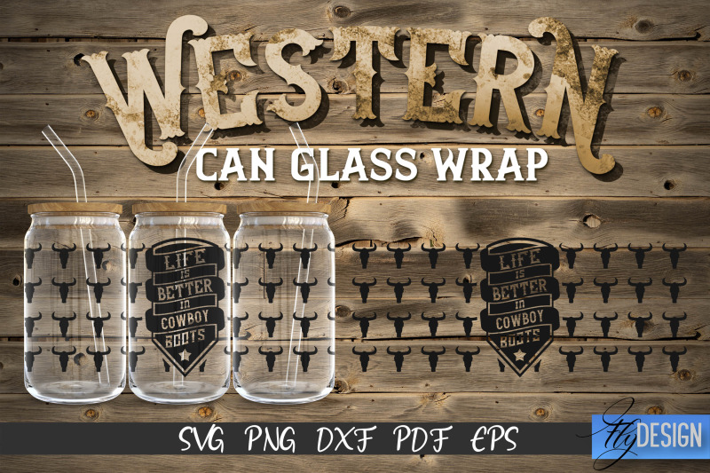 western-glass-can-wrap-svg-16-oz-libbey-glass-can-wrap-svg-cowboy