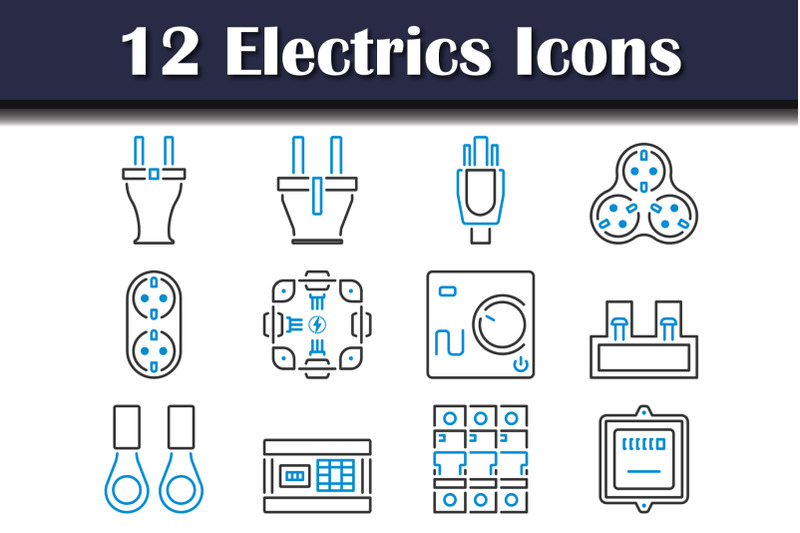 electrics-icon-set