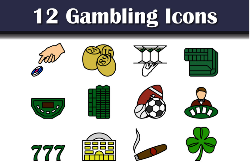 gambling-icon-set