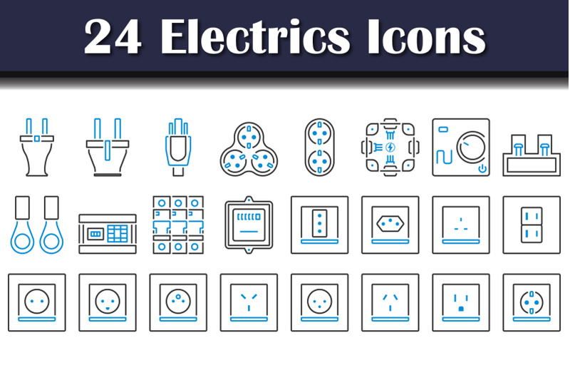 electrics-icon-set