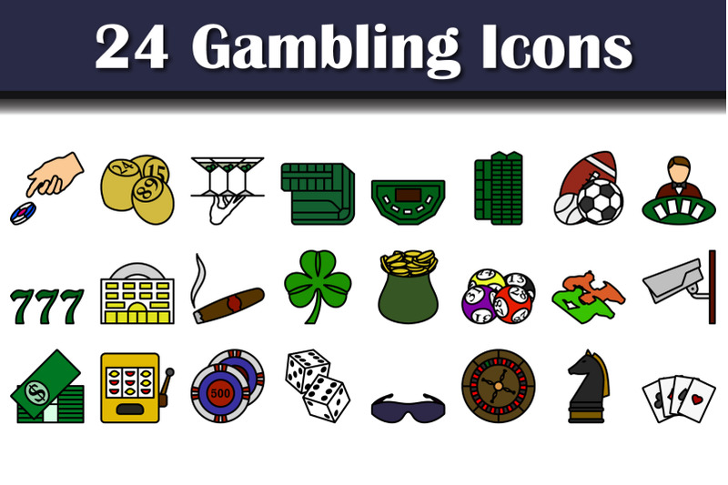 gambling-icon-set