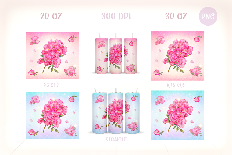 floral-tumbler-vintage-design-tempale-20-30-oz-sublimation