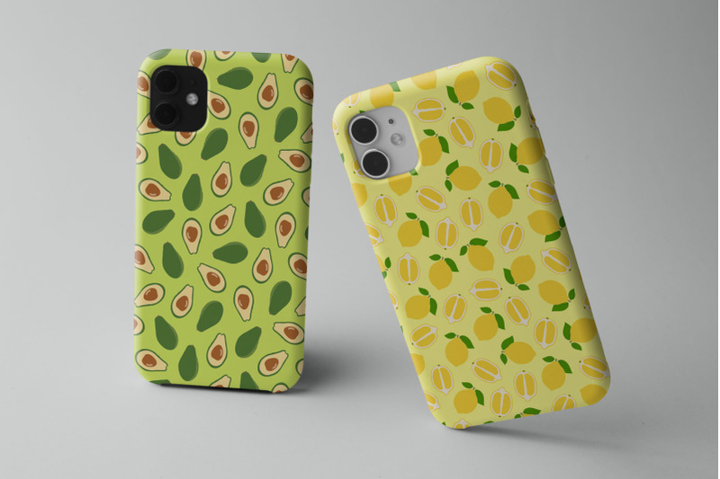 colorful-seamless-fruits-patterns