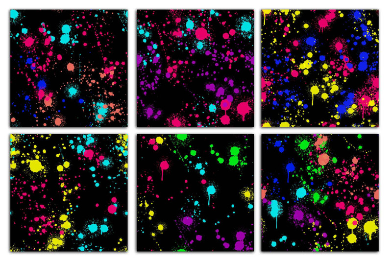 neon-paint-splatters-on-black-seamless-digital-paper