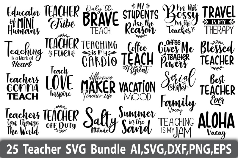 teacher-svg-bundle