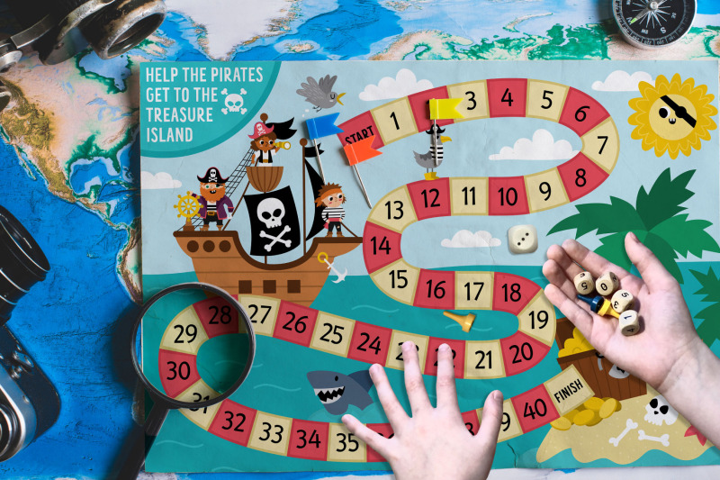 Pirate games and activities for kids By Lexi Claus | TheHungryJPEG