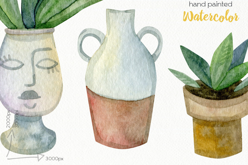 watercolor-boho-clipart-png-files