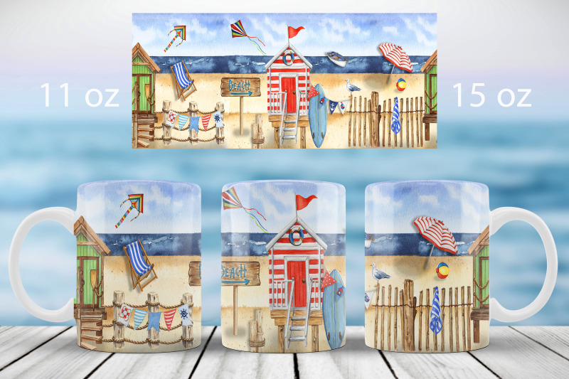 summer-mug-wrap-design-beach-mug-sublimation-png-11oz-amp-15oz