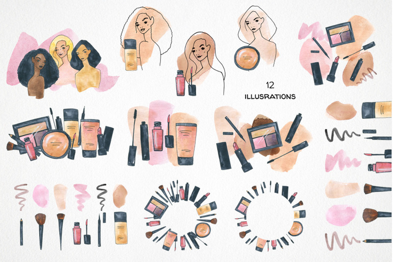 makeup-clipart-png-make-up-cosmetics-watercolor-woman-clip-art