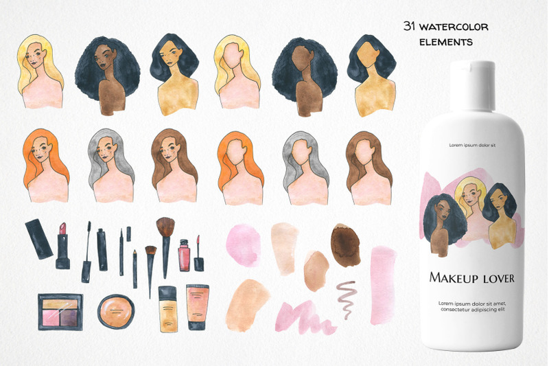 makeup-clipart-png-make-up-cosmetics-watercolor-woman-clip-art