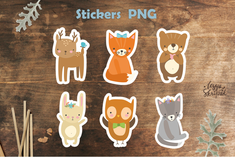 animal-stickers-cute-animal-stickers-stickers-png