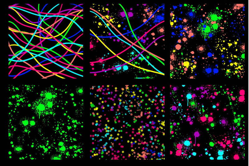 neon-paint-splatters-overlays-clipart-png-paintball-drips