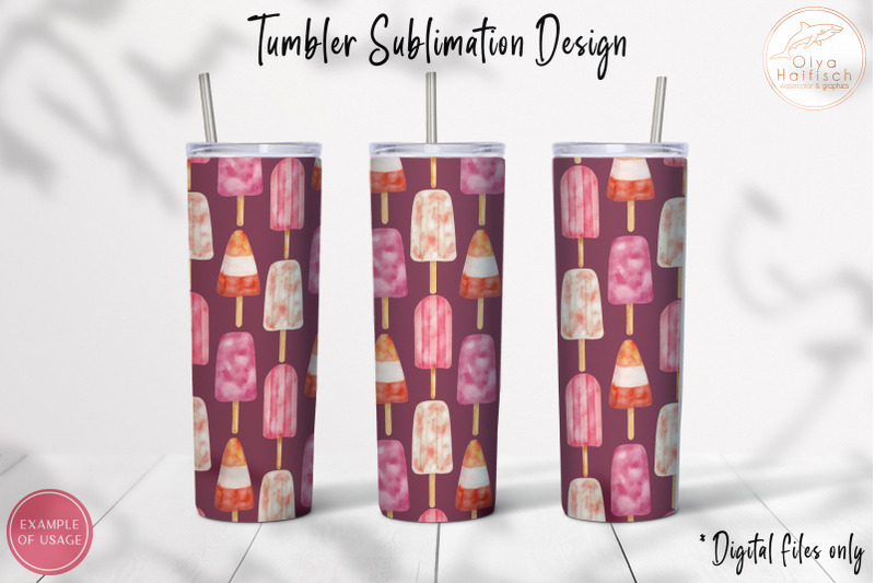 pink-popsicle-tumbler-wrap-png-cute-romantic-tumbler-sublimation