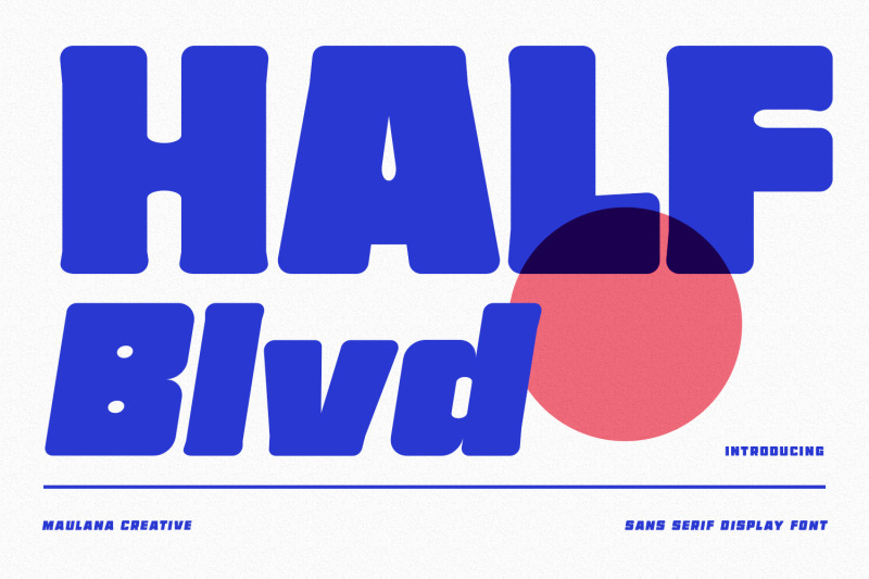 half-blvd-display-font