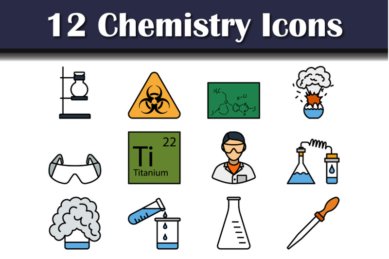 chemistry-icon-set