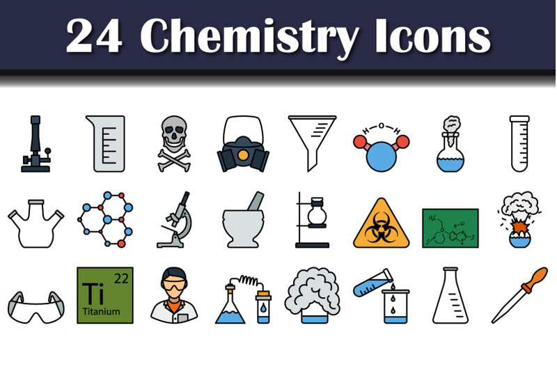 chemistry-icon-set