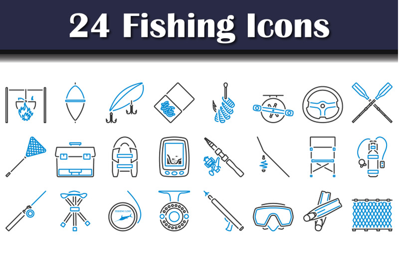 fishing-icon-set