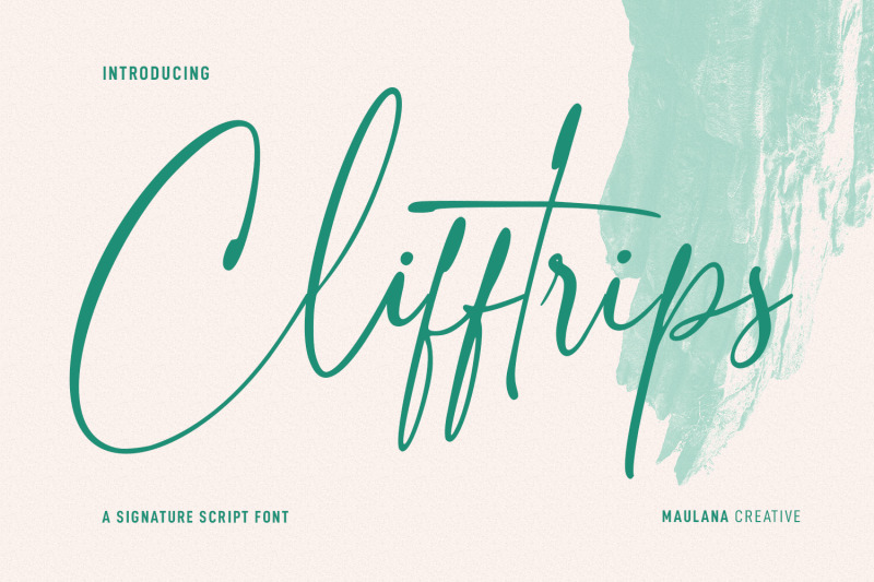 clifftrips-signature-script-font