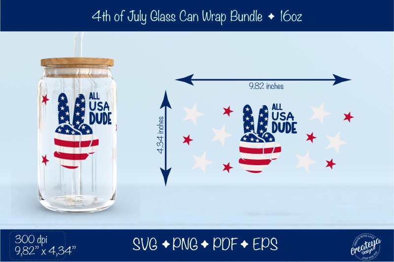 4th-of-july-glass-can-wrap-patriotic-beer-can-glass-wrap-16-oz-for-libbey-can-glass-peace-sign-usa-libbey-wrap-svg